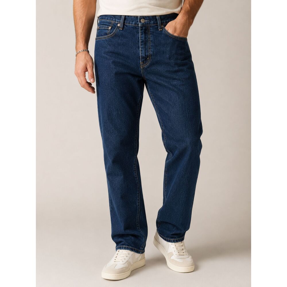 Levi’s 559 Relaxed Straight Jeans Men’s 36x32 Dark Wash Denim Pants